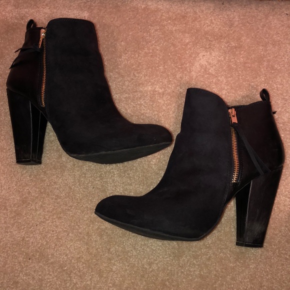 Mossimo Supply Co. Shoes - Black Booties Heels